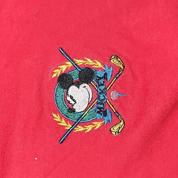 Vintage. Made in USA. Mickey & Co. 💯 Cotton polo. Embroidered. Size Large - Picture 7 of 16
